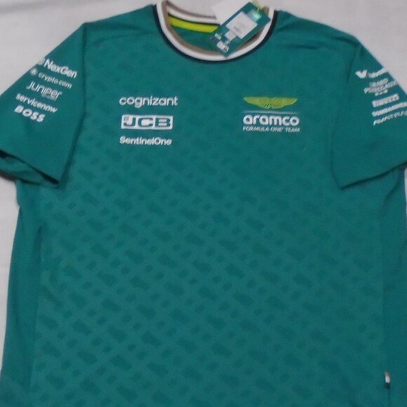 Aston Martin 2024 Cognizant F1 Racing Team Shirt - Picture 1 of 2